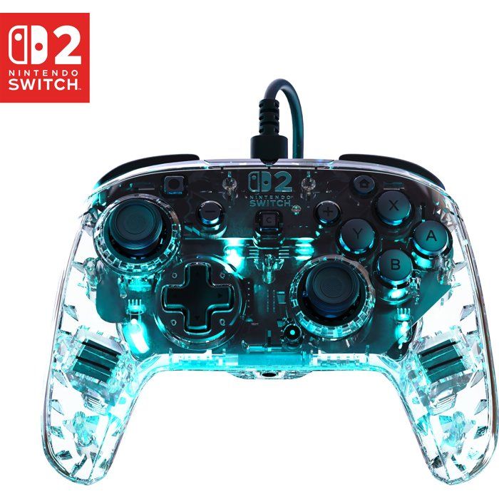 Manette de jeu Nintendo Switch 2 Afterglow RGB Filaire Turtle Beach