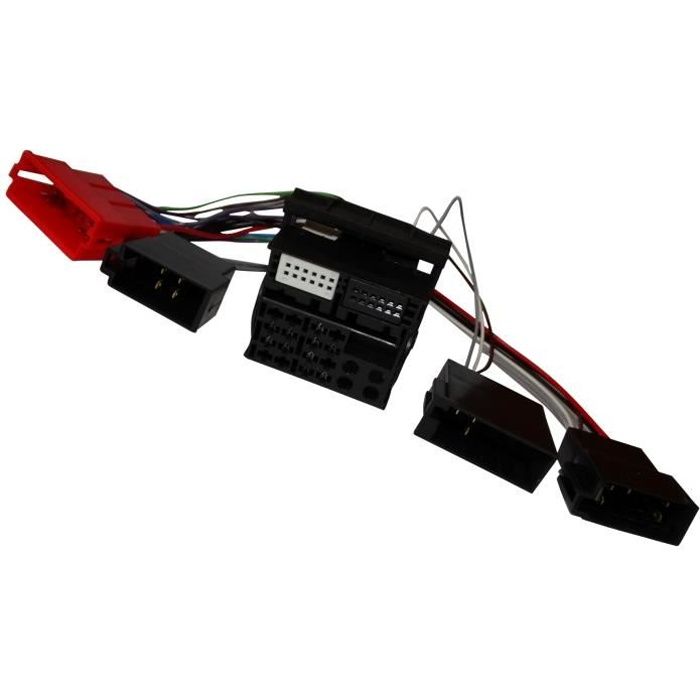 Aerzetix: Câble faisceau adaptateur pour navi navigation RNS-E pour auto voiture pour Audi A3 A4 A6 C11898