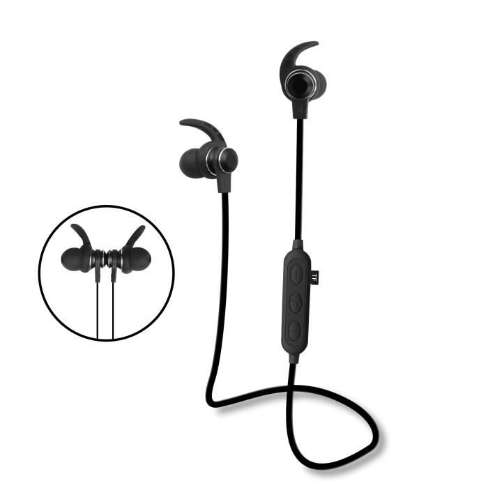 Nouvelle oreillette Bluetooth écouteur sans fil casque bluetooth 4.1 du sport en cours d'exécution stéréo avec microphone Carte SD f