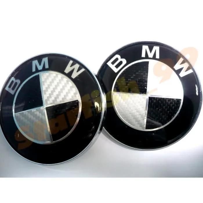 Logo de capot et de coffre d'emblèmes BMW 2PCS