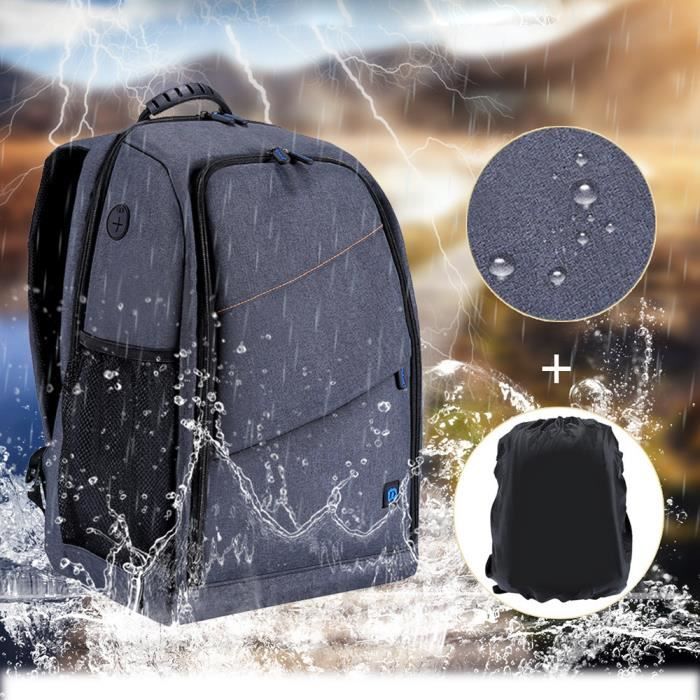 Appareil photo reflex étanche épaule Case Sac à dos pour Canon EOS Nikon Sony sac à dos 95