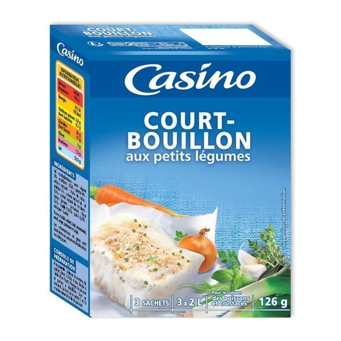 CASINO Court Bouillon aux petits légumes - 126G