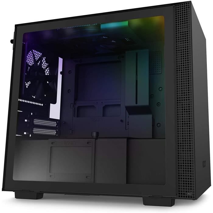 BOITIER PC NZXT H210i - Boîtier PC Gaming Mini-ITX - Port I-O USB Type-C en Façade - Panneau Latéral en Verr211