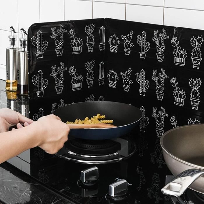 AR5916 Huile Splash Guard maison cuisine cuisinière plaque aluminium prévenir cuisson huile écran cuisson chaude déflecteur cuisine