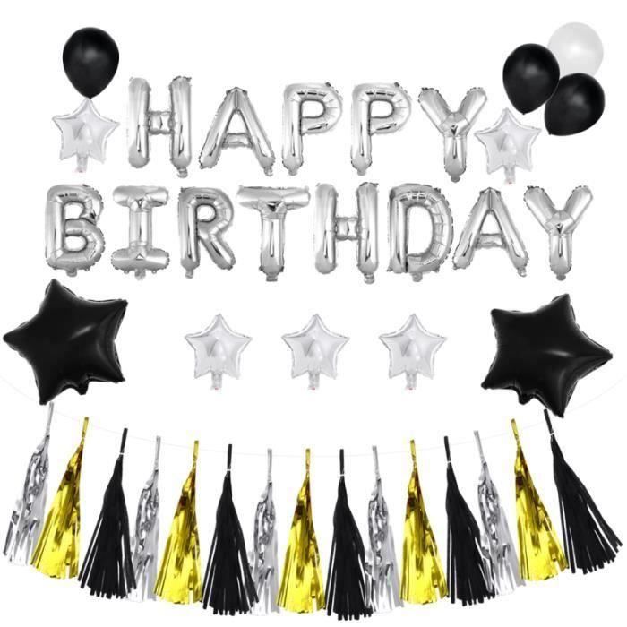 Kit de ballons d'anniversaire Ballons en aluminium la08557