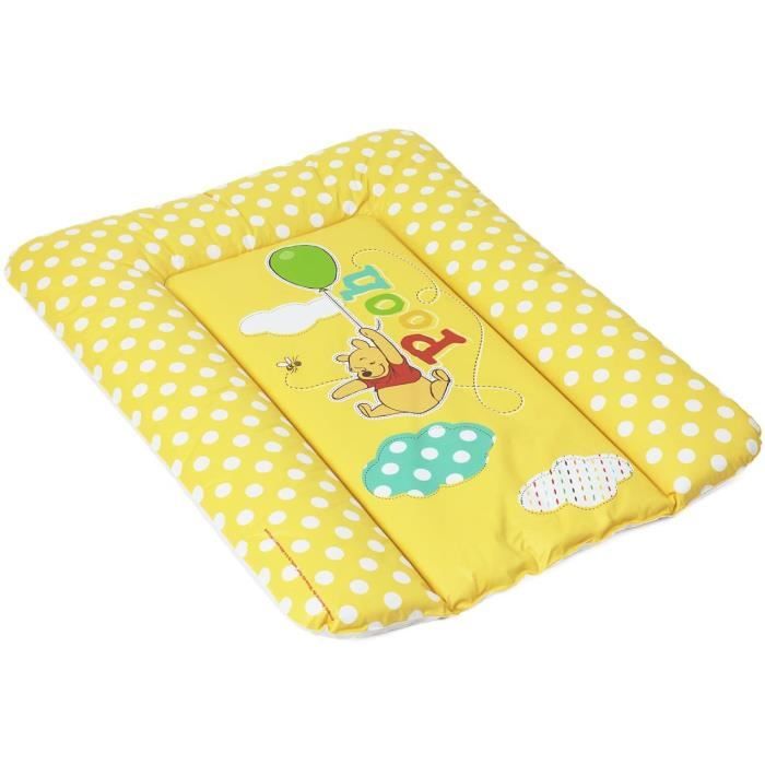 Matelas à langer et housses Matelas a langer matier favorable aux enfants motif Winnie the Pooh jaune 468616