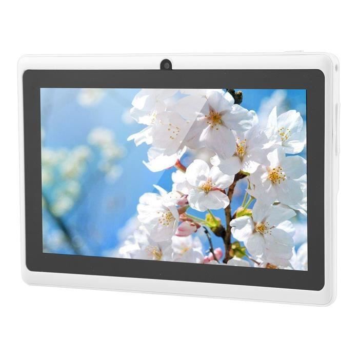 YOSOO Tablette PC Bluetooth 7IN HD IPS Mini Compact Android Tablet PC 8G ROM WIFI Bluetooth Quad-Core Double Caméra Blanc EU