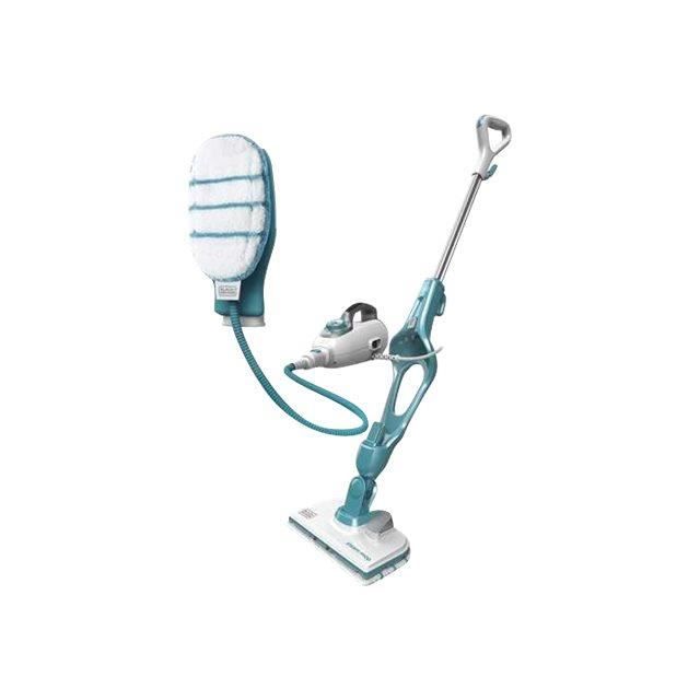 BLACK+DECKER FSMH13151SM Nettoyeur à vapeur balai white-aqua