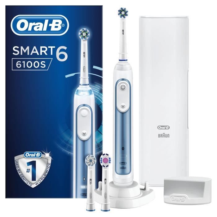 Oral-B Smart 6100S - Blue Brosse à Dents Électrique