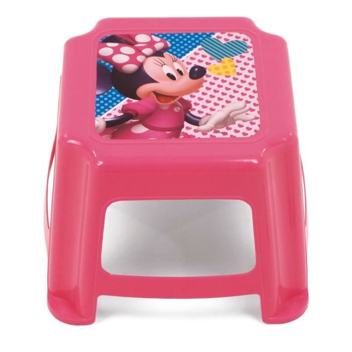 DISNEY Minnie Mouse Tabouret marchepied - Pour enfant - Rose