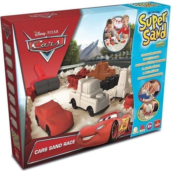 Goliath - Super Sand Disney Cars - Loisir créatif - Sable à modeler