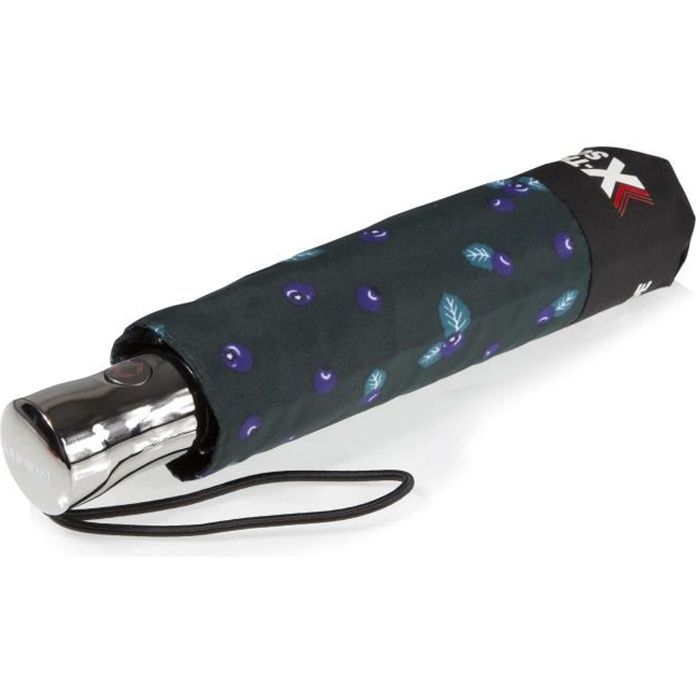 Isotoner Parapluie x-tra solide anti retournements cassis femme
