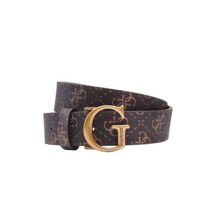 GUESS Ceinture Noir Pour Femme - Cresidia Adjustable Pant Belt H35 300592 Noir - Prêt-à-Porter
