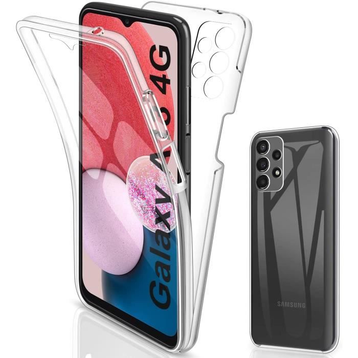 Coque Samsung Galaxy A13 4G - Avant Tactile + Arrière Rigide en TPU Protection Intégrale Transparente - New&Teck
