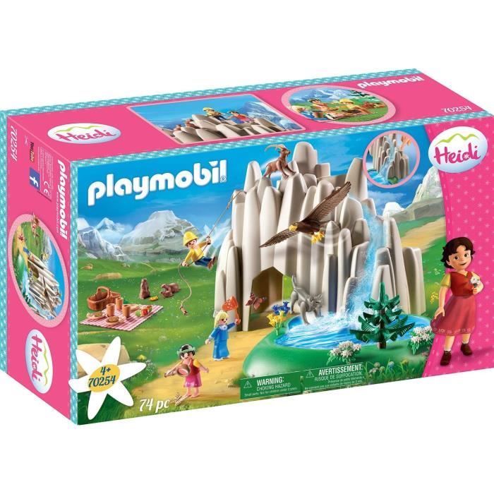 PLAYMOBIL 70254 - Heidi - Heidi, Peter et Clara au lac de cristal