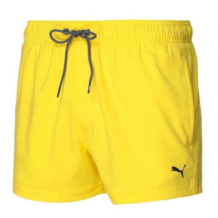 Short de bain PUMA -Coupe courte- Jaune