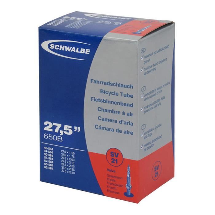 Chambre à air Schwalbe - 27,5x1,50-2,40 40-584 à 62-584 Schrader 40 mm