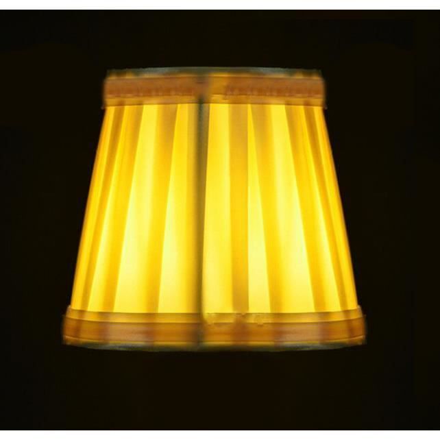 NEUFU Abat-jour en Tissu Pr Lustre Sans Ampoule JAUNE