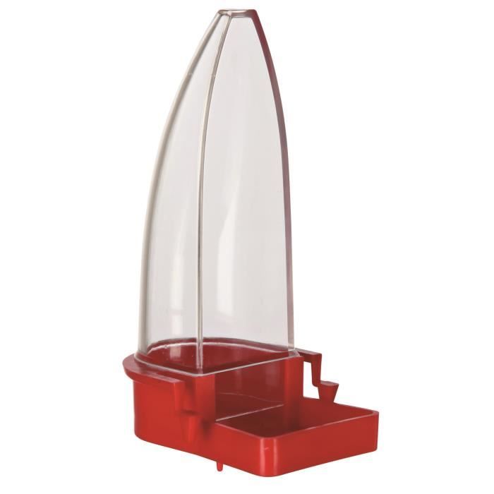 TRIXIE Distributeur eau et nourriture en plastique - 12cm - Pour oiseau