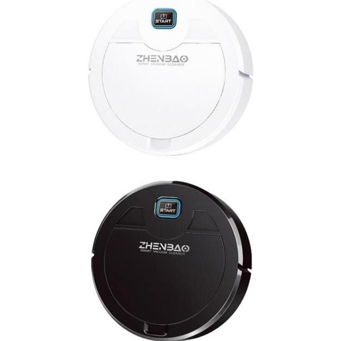 2pcs Aspirateur robot laveur Machine de Nettoyage de Balayage Sans Fil connecté en WiFi et programmable via application