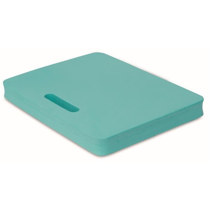 Coussin protège genoux turquoise 30x40x4cm