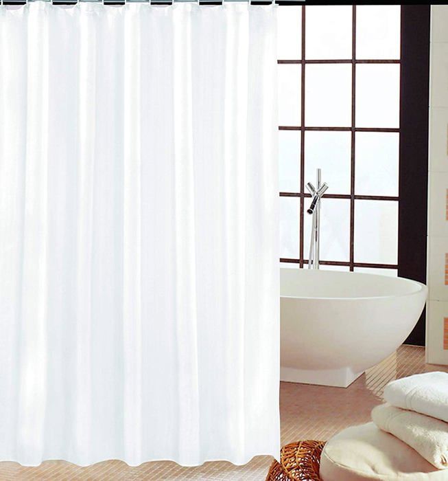 Rideau De Douche Imperméable Iwobi - 180x180 Cm, Polyester, 12 Crochets Inclus, Couleur Gris Galet