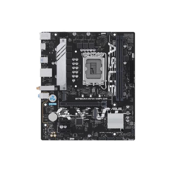 Carte mère ASUS B760M-AYW WIFI D4 Intel B760 LGA 1700 2xDDR4 64GB Micro ATX - Asus