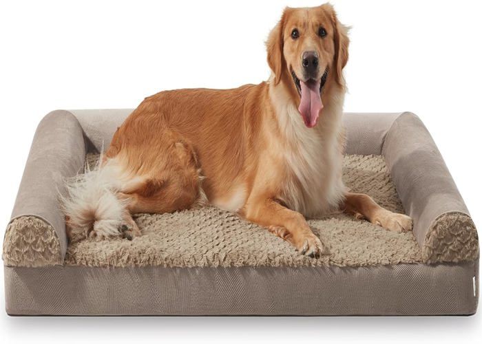 Comparer les prix de Lit Orthopédique Pour Grand Chien-Coussin Ergonomique Xl-107X76Cm-Canapé Pour Chien-Coussin Lavable Avec Doublure Antidérapante Amo