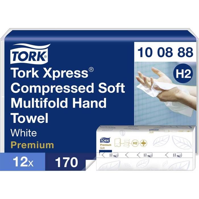 TORK 100888 Xpress Multifold Essuie-main en papier blanc 12 pc(s)