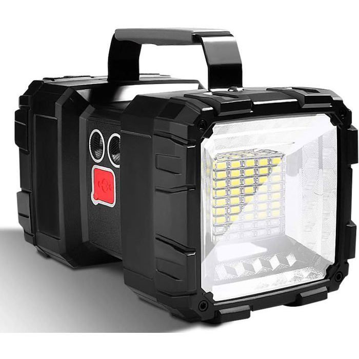 Lampe de poche rechargeable Lampe de poche multifonction 7 modes Projecteur LED très brillante Lampe de poche étanche ODIPIE