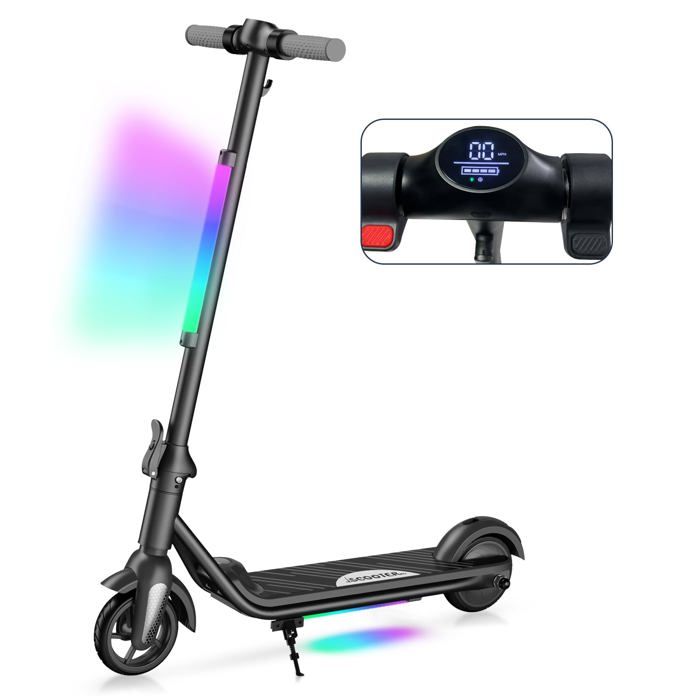 Trottinette Électrique Enfant 6-12 Ans Vitesse Max 12 km/h Autonomie