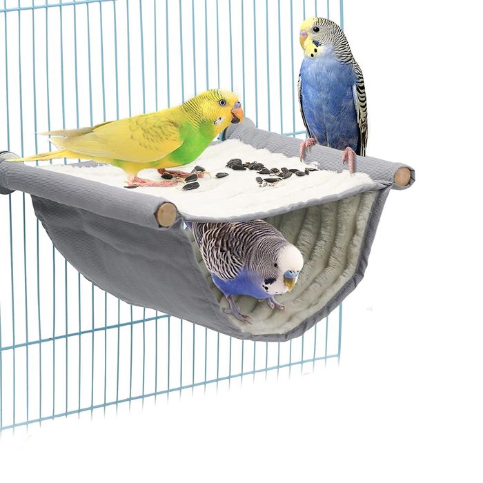 Meilleurs prix pour Lit superposé hamac pour oiseaux nid-caverne accessoires pour cage à oiseaux jouet pour perruches pinsons hamsters et Label