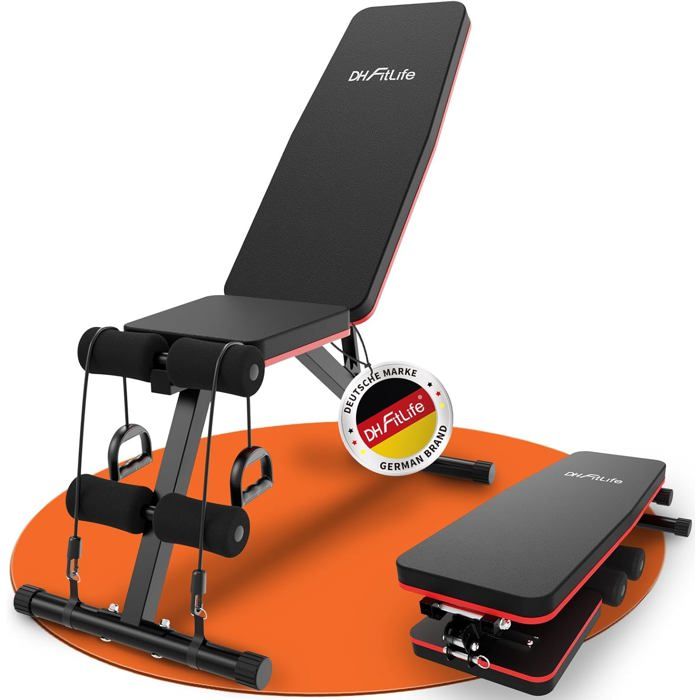 DH FitLife Banc Musculation 6 en 1 Hyperextension