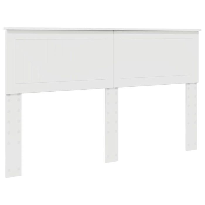 Tête de lit moderne - vidaXL - Blanc - Bois dingénierie - 153x7x100 cm - Facile à assembler - Durable