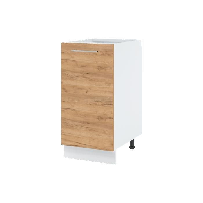 Meuble bas de cuisine Bellissi Chene 1 porte L 40 cm - Cuisineandcie