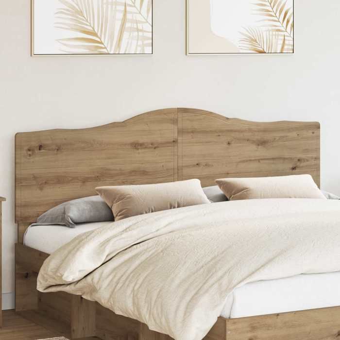 SALE 2026Tête de lit - moderne-design - bois dingénierie - chêne artisanal - sans matelas - 183x3x100 cm 464frt25w6880