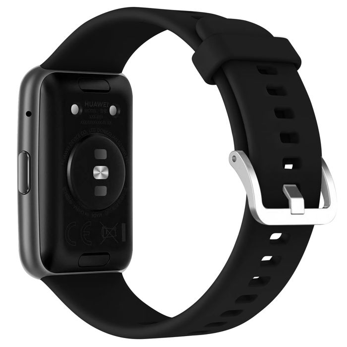 Bracelet pour Huawei Watch Fit 2 en Silicone Résistant et Ajustable Noir Bracelet pour Huawei Watch Fit 2 en Silicone Résistant et Ajustable Noir