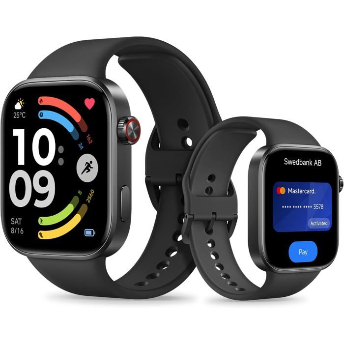 Redmi Watch 6 Nfc Montre Connectée Homme Femme Amoled 2.07 Suivi Du Sport Et Fitness 150+ Modes De Sport JusquÀ 24 Jours D