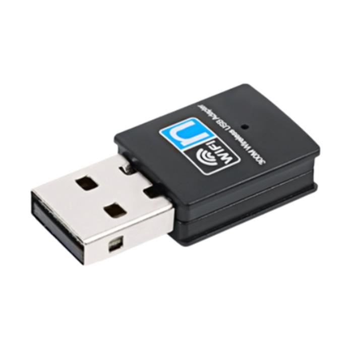 Accessoire Réseau Universel Adaptateur WiFi USB Vers Ethernet 300 Mbps - Pour TV, PC, Console, Avec Câble Réseau 1m Adaptateur Réseau Usb Wifi Vers Ethernet 300mbps Pour Tv