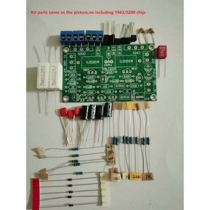 KITS DE BRICOLAGE 1969 carte d'amplificateur de puissance de fièvre de classe A EUR 23,65