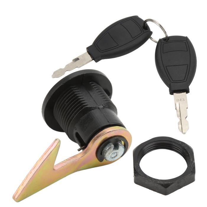 Serrure De Coffre De Queue De Moto, Akozon Universel Verrou De Queue De Montage De Scooter Aluminium Plastique Pour Coffre De Rangement Pour Motos électriques(#2
