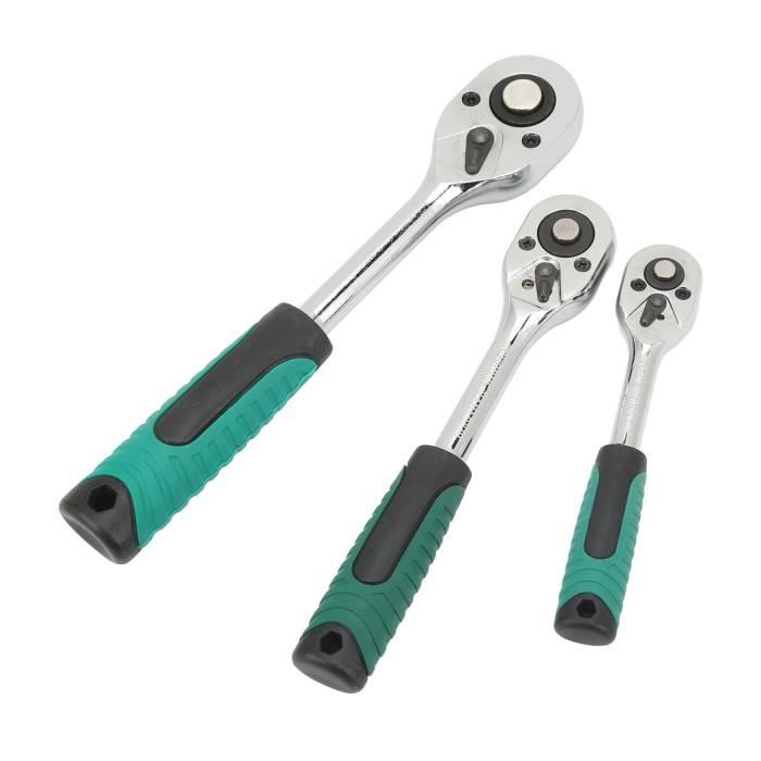 MoJoTools Jeu de 23 clés mixtes à cliquet métriques 8-24 mm (jeu de 14 clés
