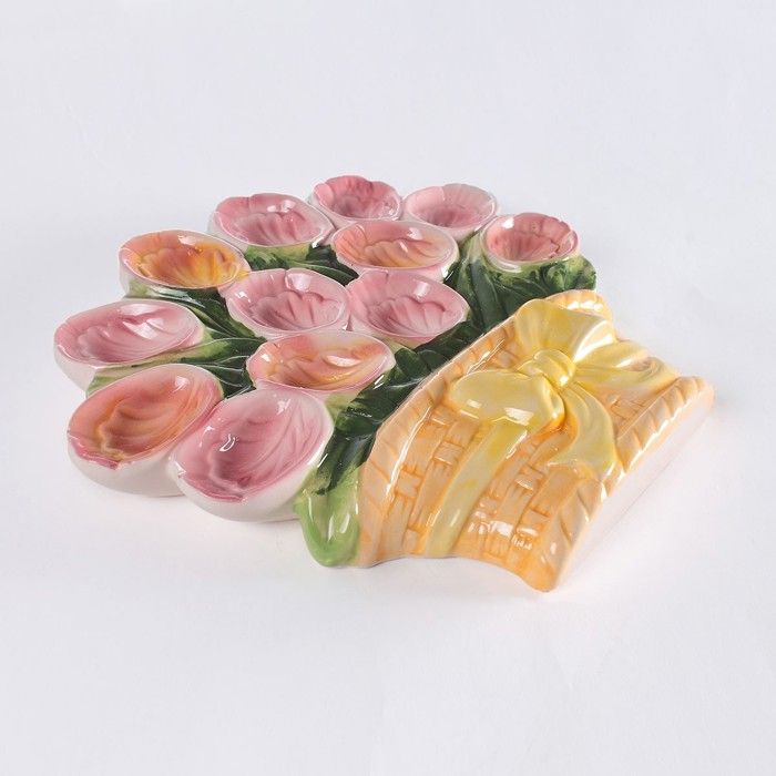 Comparer les prix de Plat à oeuf forme "bouquet de fleurs" - Multicolore -  X  X  - ASTUCEO