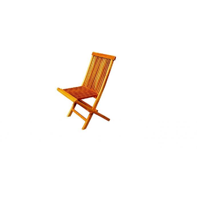 Lot De 4 Chaises Pliantes Jardin Teck Massif HuilÉ  Cdiscount Jardin