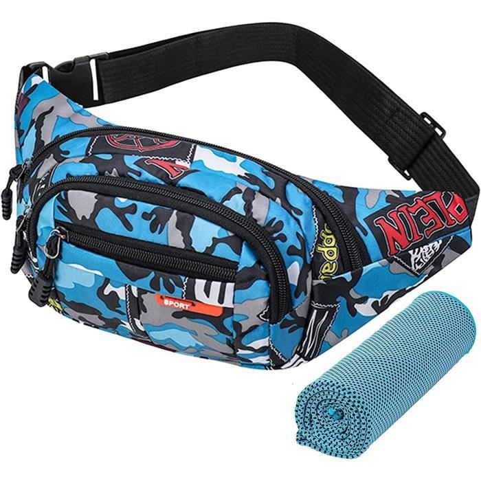 Sac Banane Imperméable ENXOU - Grande Capacité, Multiples Poches - Pour Sport, Randonnée, Voyage - 5