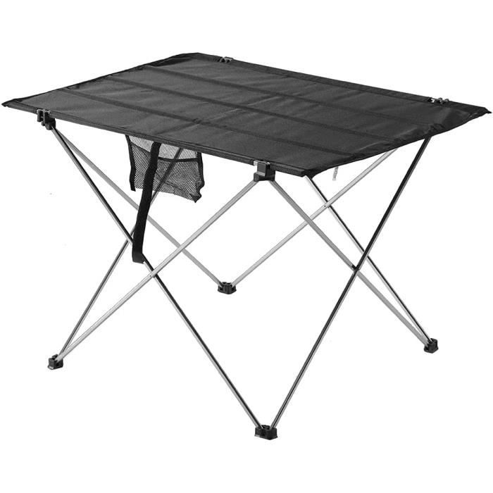 Accessoire Pique-nique Table Pique-nique Portable ZXFODX - Pliable Et Légère - 4 Porte-gobelets - Sac Transport Mobilier Extérieur Portable
