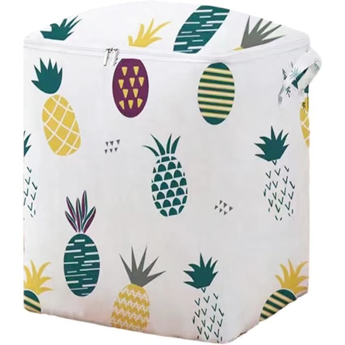 Paniers à Linge Décoratif Fleuri - Imperméable, Pliable, 44x35cm, Tissu Oxford, Poignées, Rangement Salon/SDB