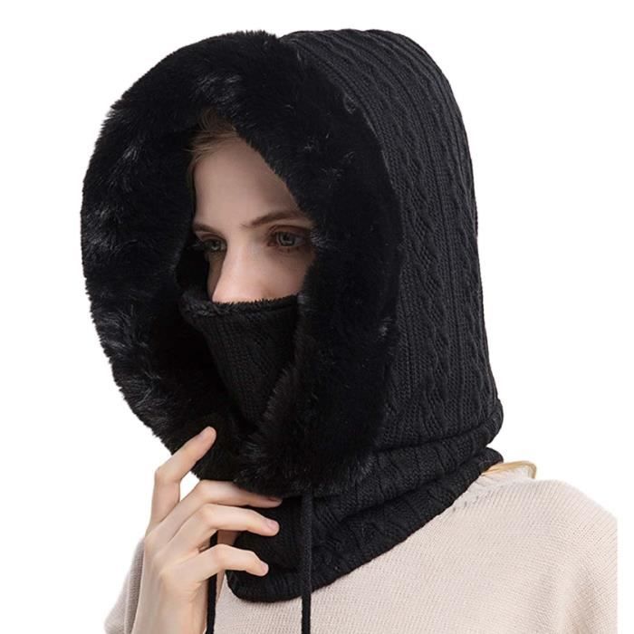 Gants D'hiver Femme écran Tactile - Doublure Polaire Chaude - Taille Unique Multicolore