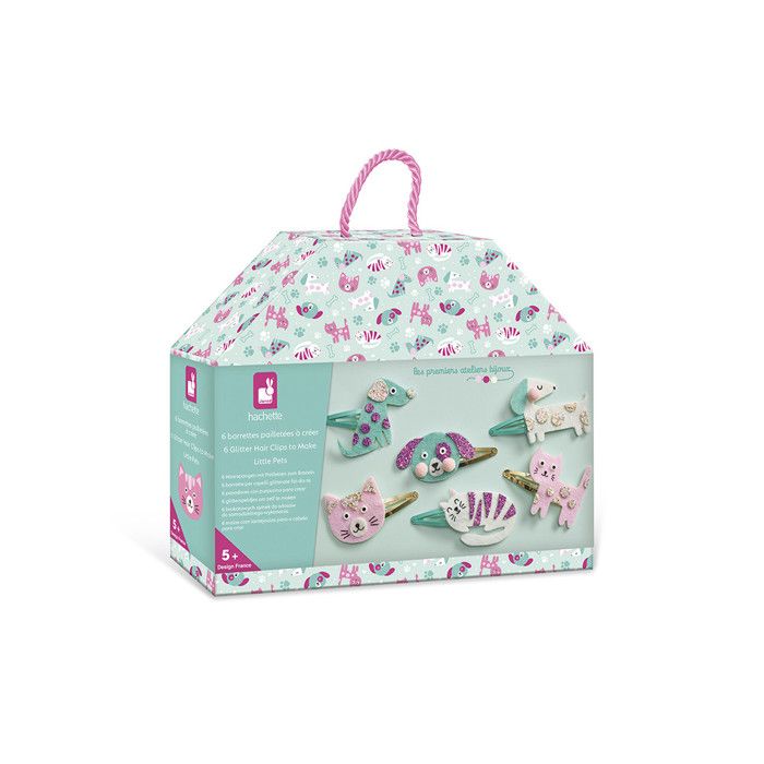 Comparer les prix de Barrettes à créer - Juratoys-Janod - J09181 - Pailleté - Multicolore - Animaux