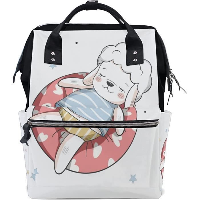 Sac à Dos à Langer Halloween Citrouille Skate - Grande Capacité, Toile Imperméable, Design Fun Pour Maman